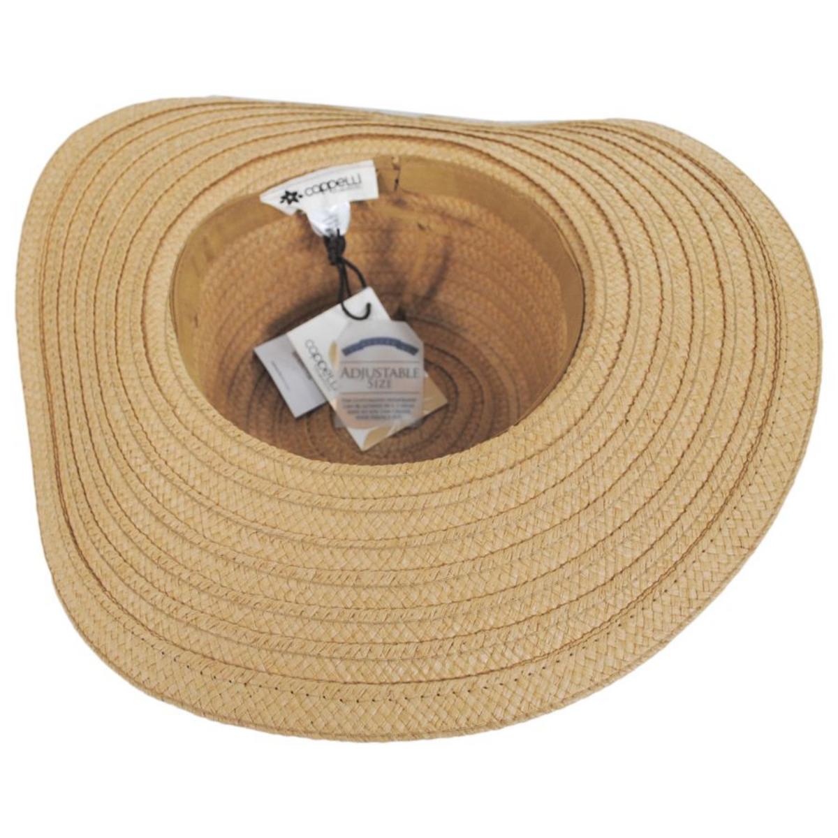 Cappelli | Perdido Toyo Braid Swinger Sun Hat | 101262 | under | TEA