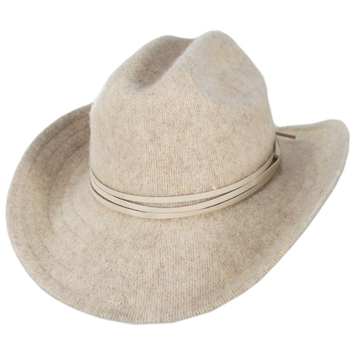 San Diego Hat Company | Rowley Wool Knit Cowboy Hat | 108660 | lead | OATMEAL