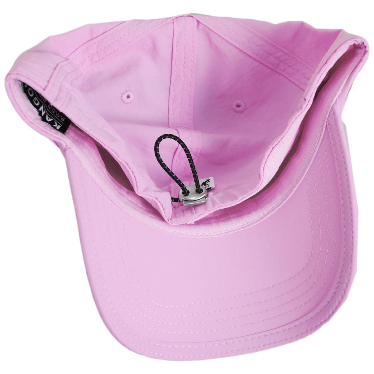Kangol | Seams Out Nylon Fitted Baseball Cap | 201129 | under | PEONY PINK