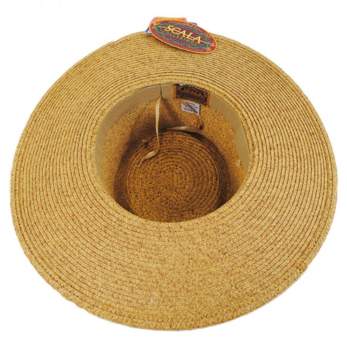 Scala | Toyo Straw Wide Brim Planter Hat | 101489 | under | TOAST