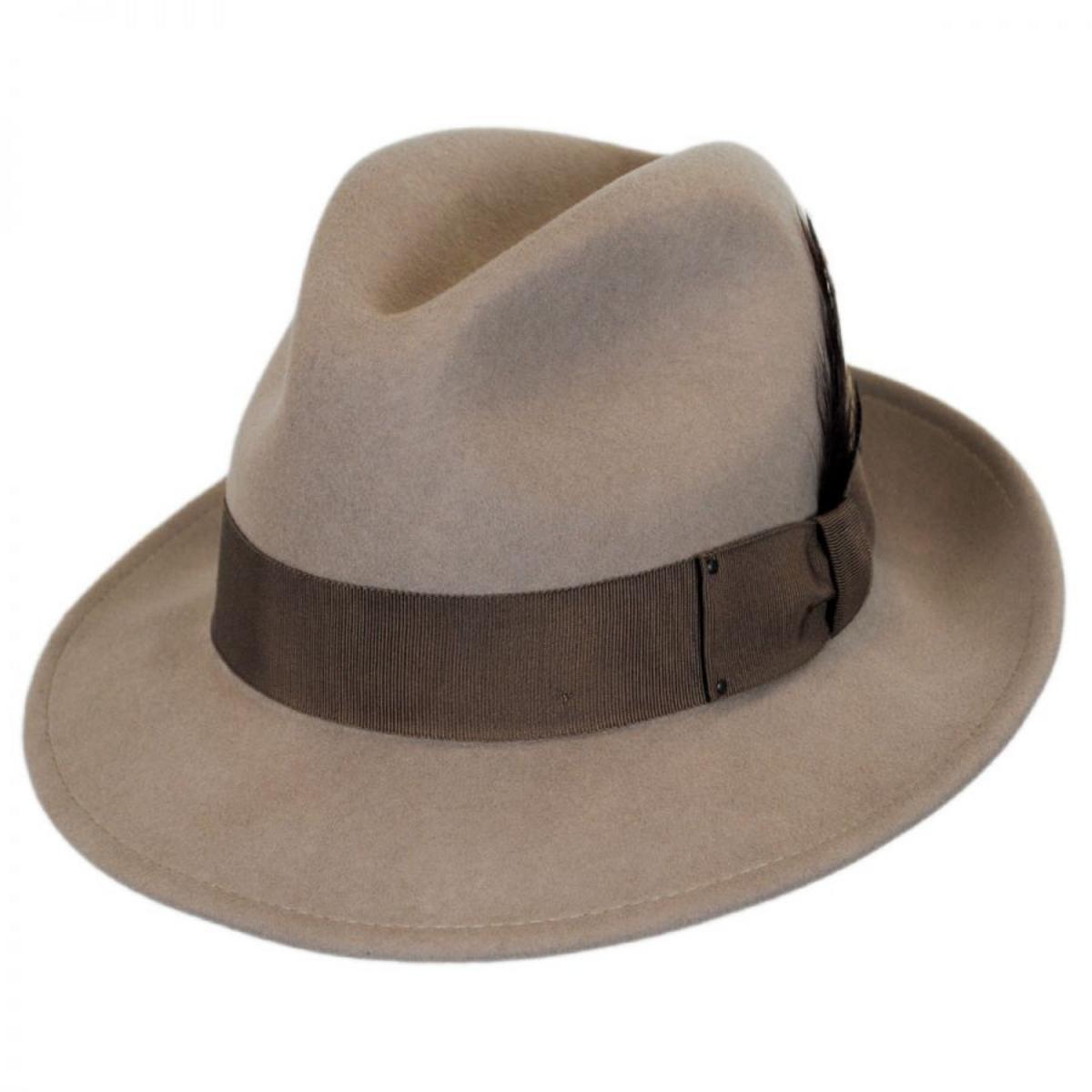 Bailey 1922 | Blixen Wool LiteFelt Fedora Hat | 130033 | lead | SILVERBELLY