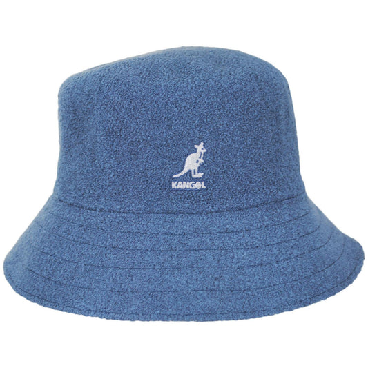 Kangol | Bermuda Bucket Hat - Fashion Colors | 185716SS | front | DENIM BLUE
