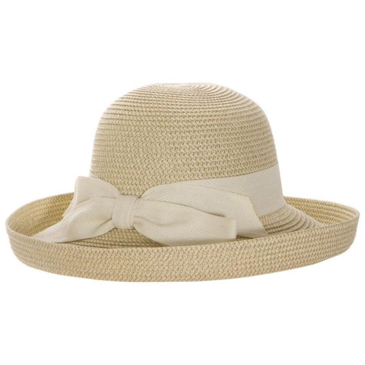 Toucan Collection | Toyo Straw Backbow Packable Roller - Made to Order | 104853 | lead | NATURAL/CREAM