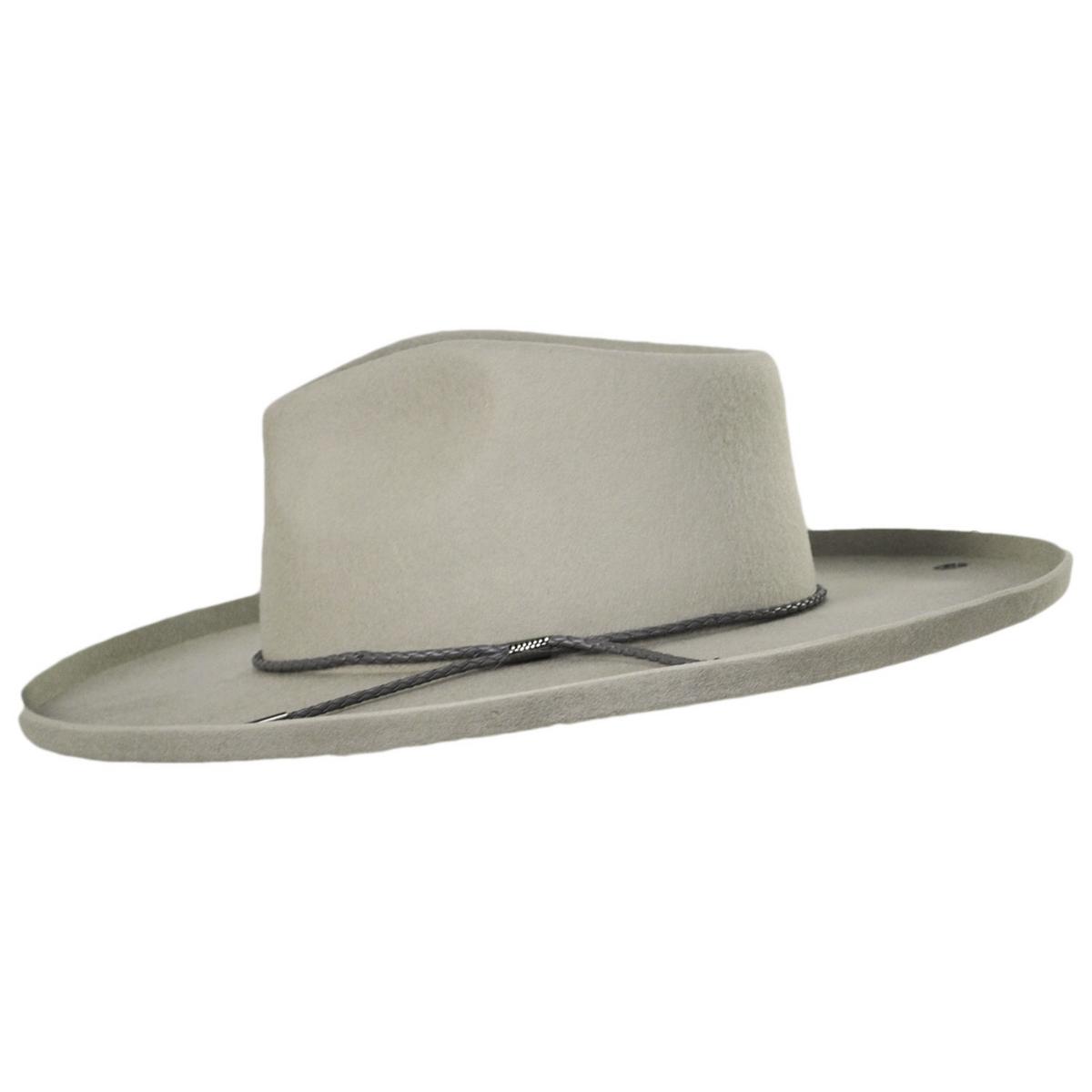 Peter Grimm | Formative Wool Felt Rancher Hat | 136501 | profile | GREY