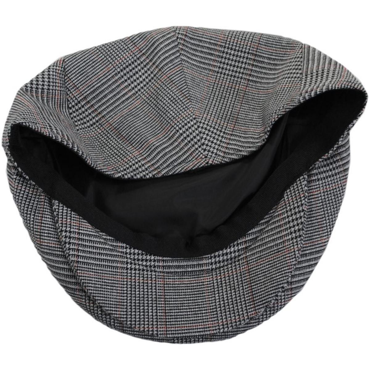 Bigalli | Glen Plaid Ivy Cap | 161809 | under | GREY