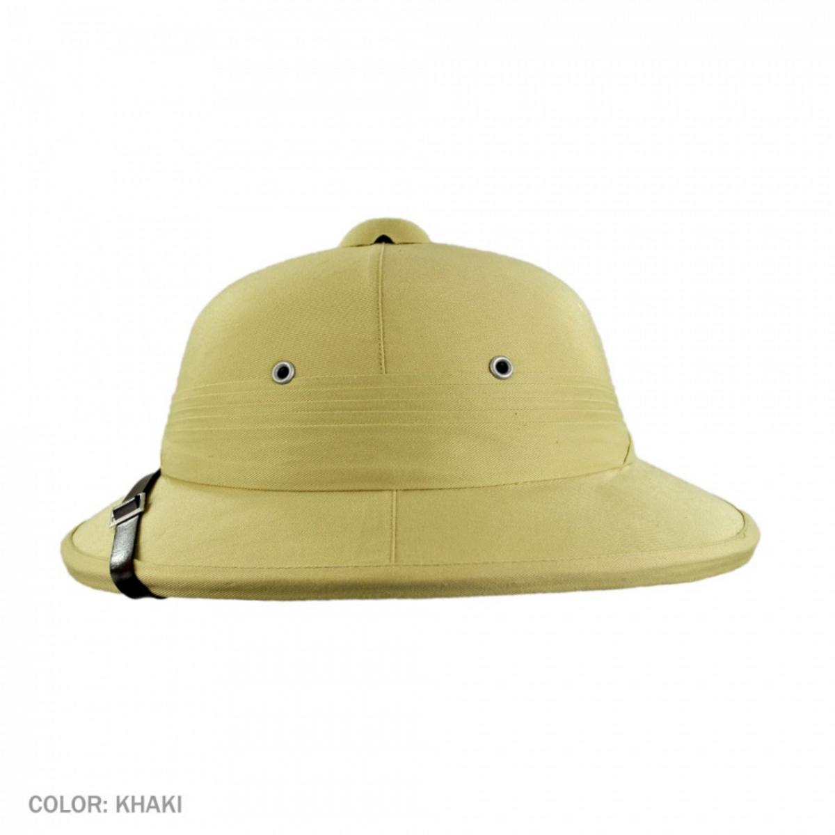 Village Hat Shop | Indian Pith Helmet | 155805 | profile | KHAKI
