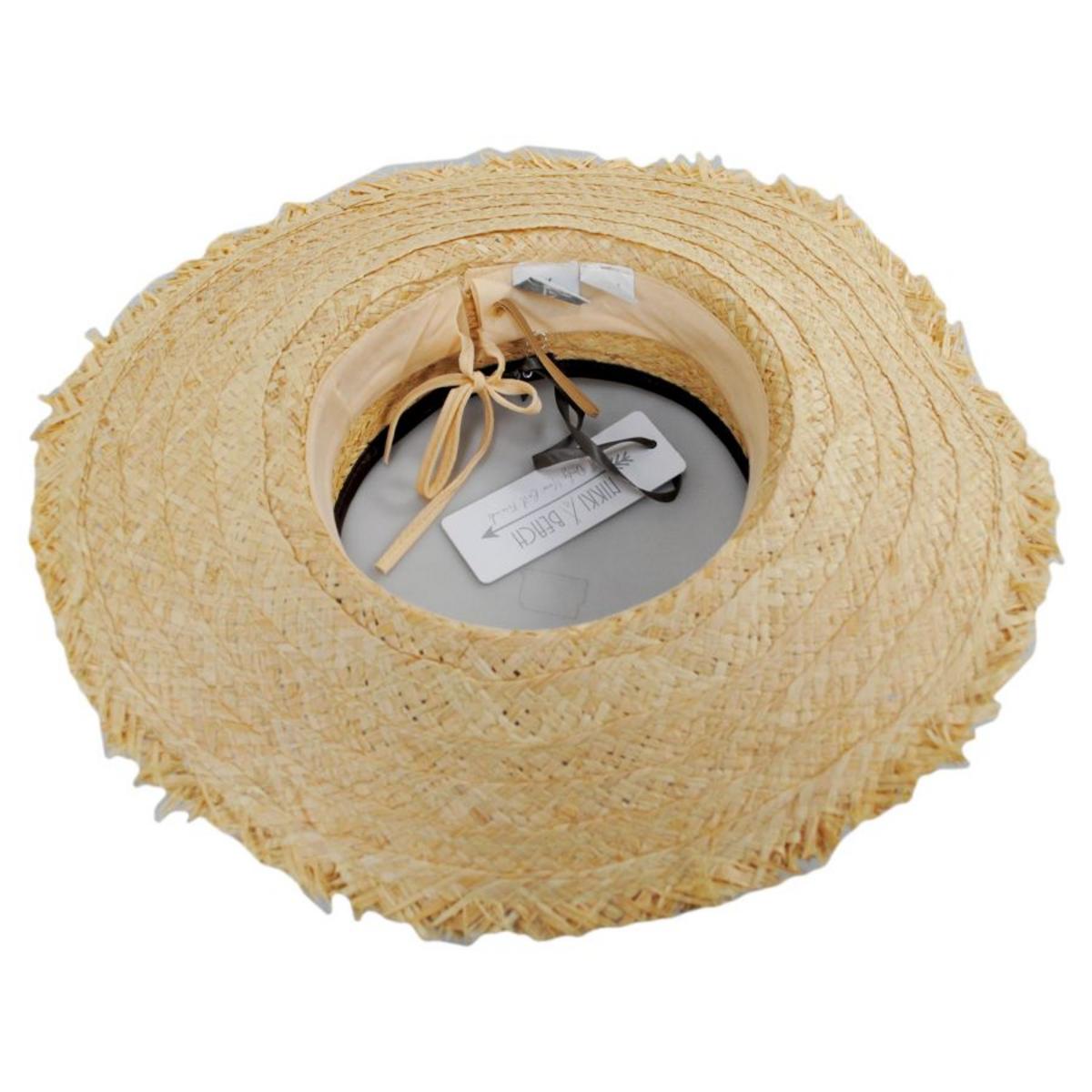 NIKKI BEACH | Porto Heli Crownless Sun Hat/Visor | 102720 | under | NATURAL/BROWN