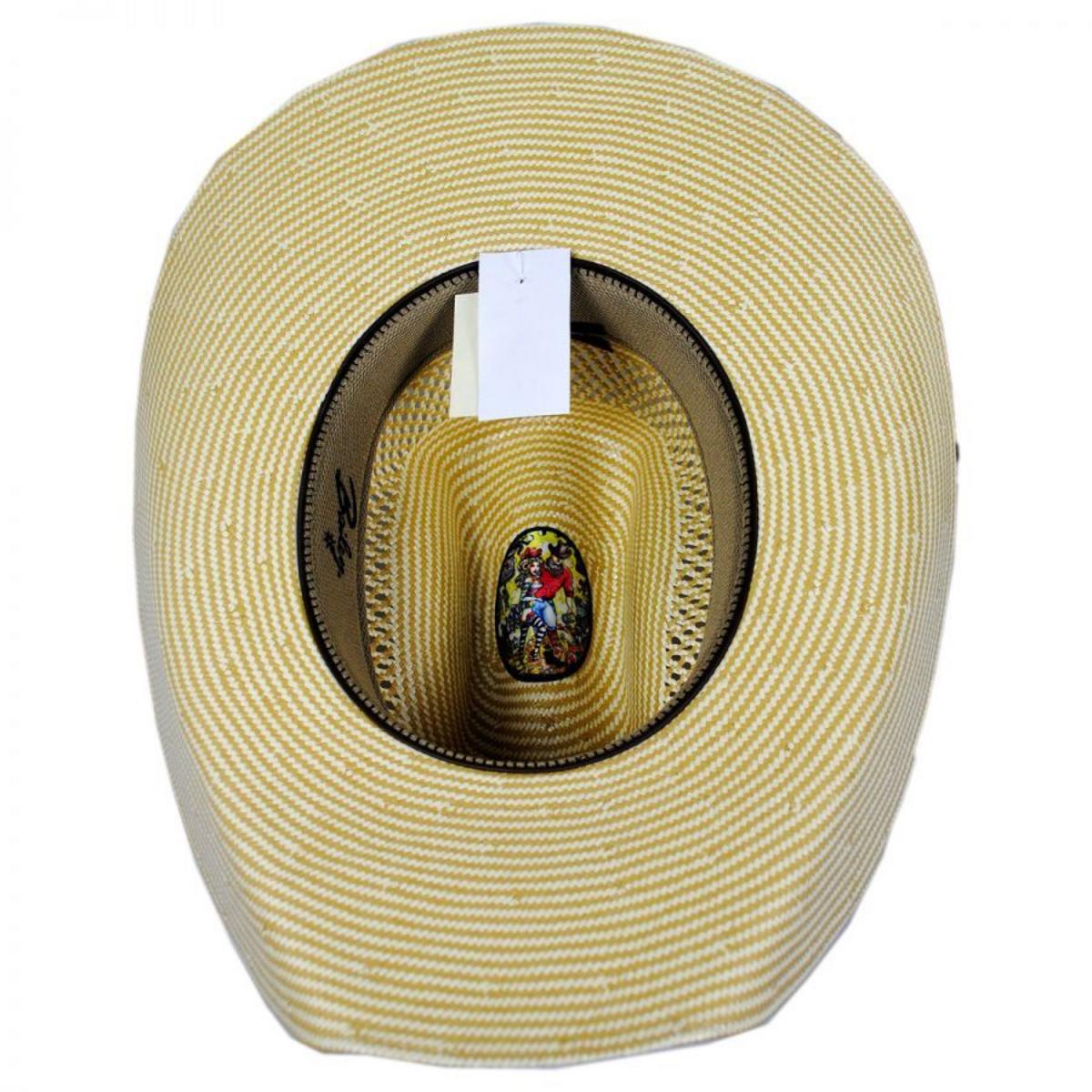 Bailey Western | Cassius 7X Toyo Straw Western Hat | 127706 | under | NATURAL/TAN