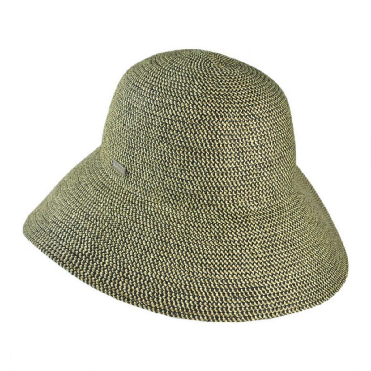 Betmar | Gossamer Packable Straw Sun Hat | 101128 | lead | RATTLESNAKE