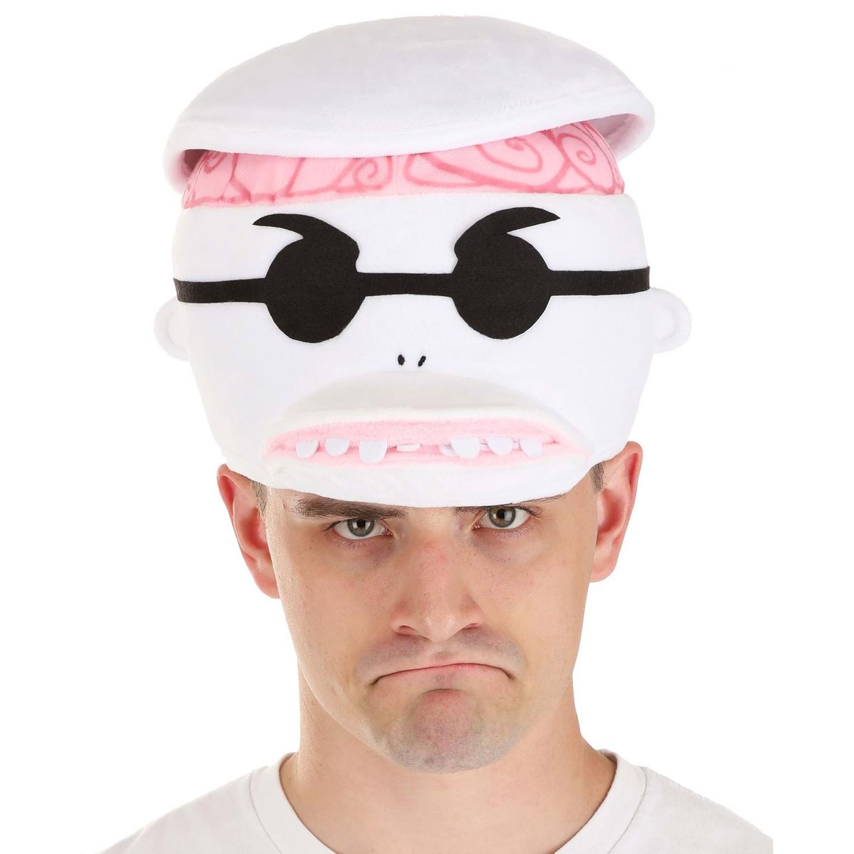 Disney | The Nightmare Before Christmas Dr. Finkelstein Plush Hat | 190396 | under | WHITE