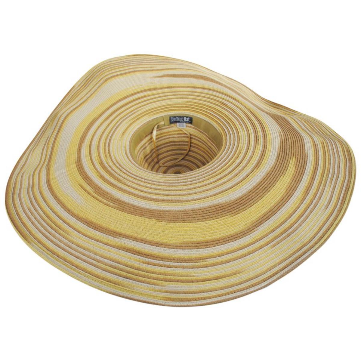 San Diego Hat Company | Look At Me Braided Toyo Straw Sun Hat | 103665 | under | NATURAL