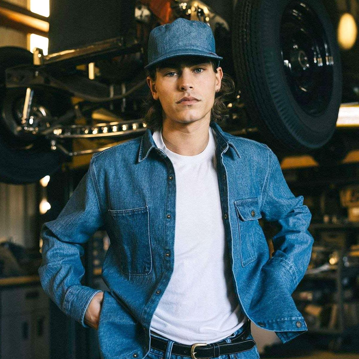 BRIXTON HATS | Reserve Assembly Cotton HP Snapback Baseball Cap | 201843 | lsmone | UNION HERRINGBONE