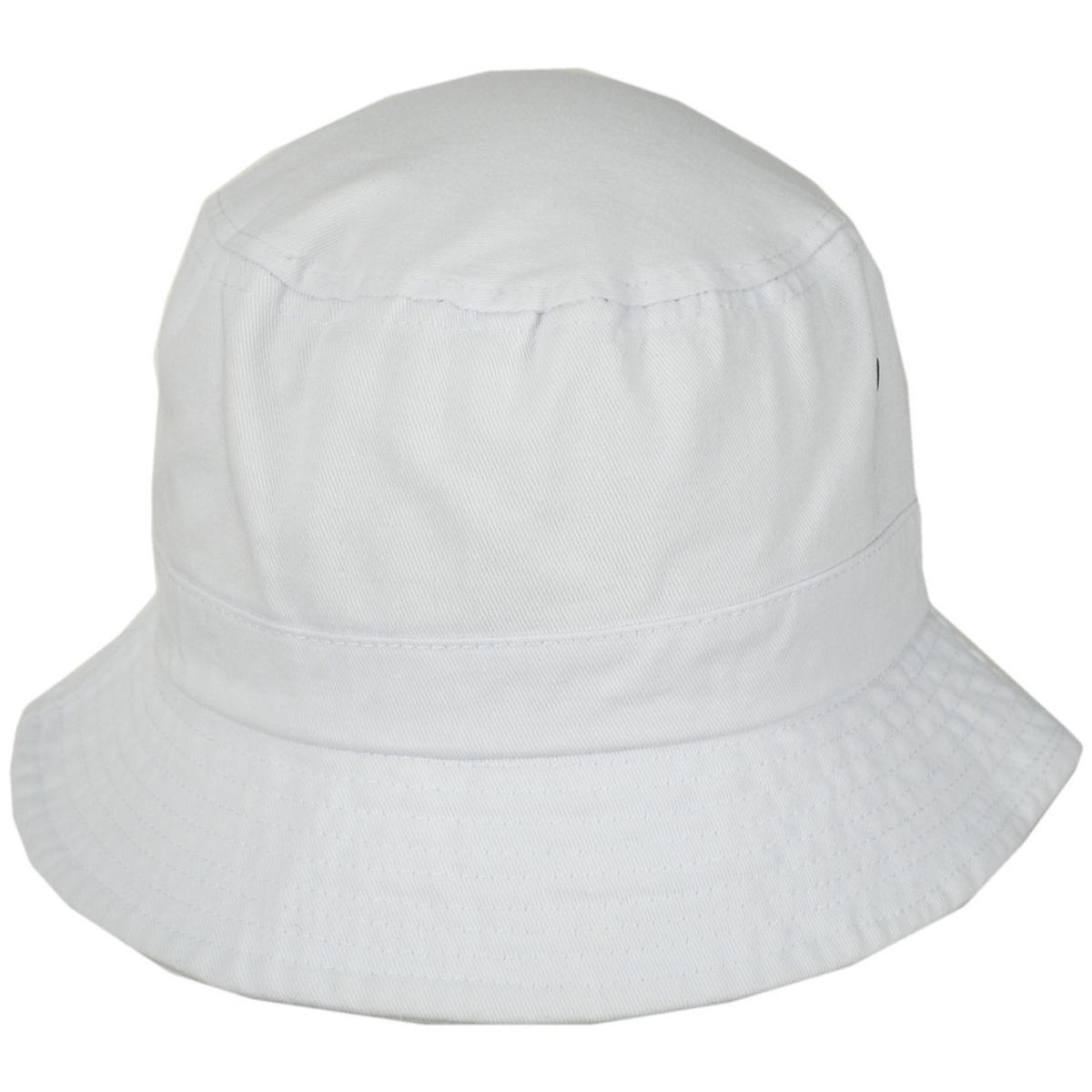 Village Hat Shop | Wholesale VHS Cotton Bucket Hat B2B Pre-Pack | B2B186605 | front | WHITE
