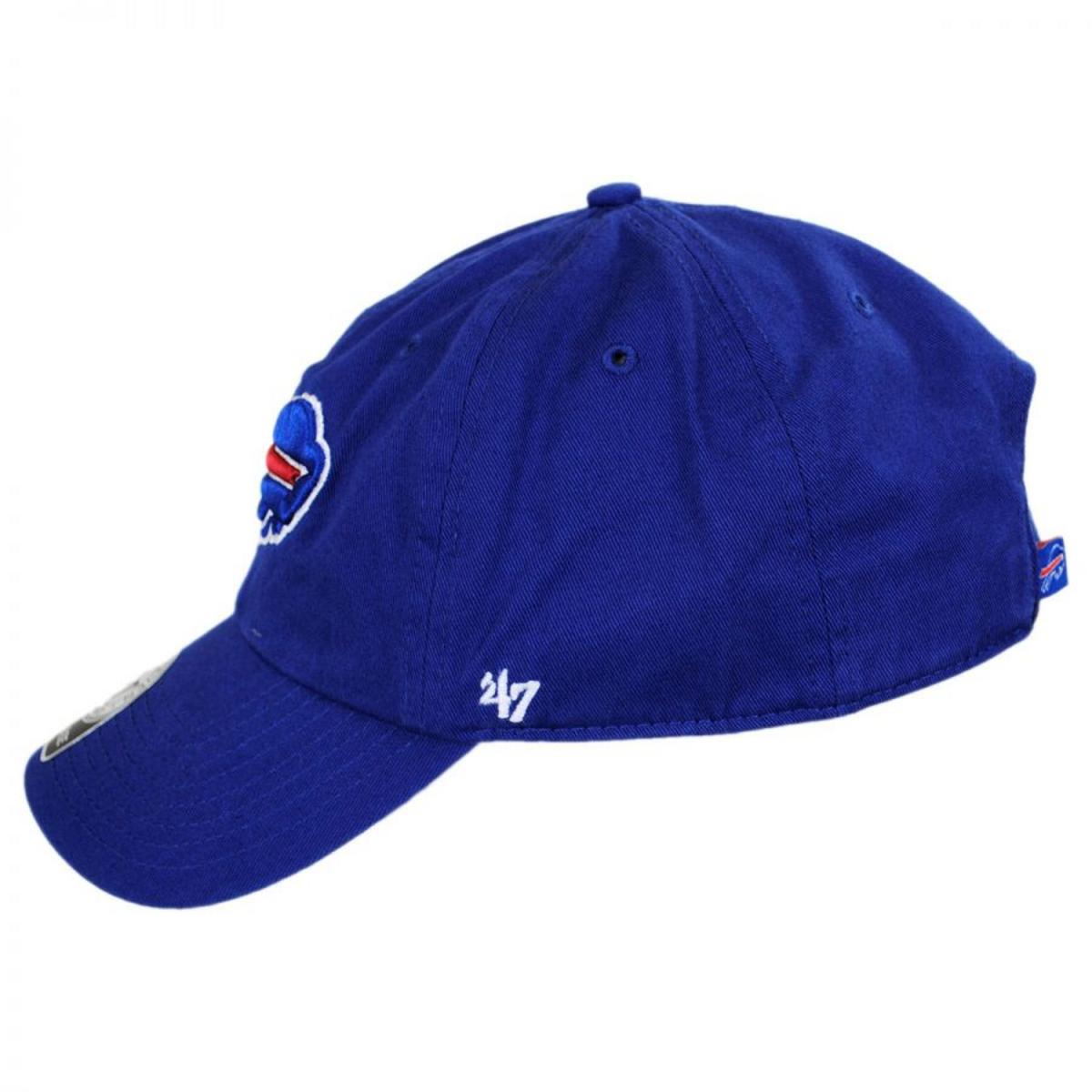 47 Brand | Buffalo Bills NFL Clean Up Strapback Baseball Cap Dad Hat | 203530 | profile | ROYAL