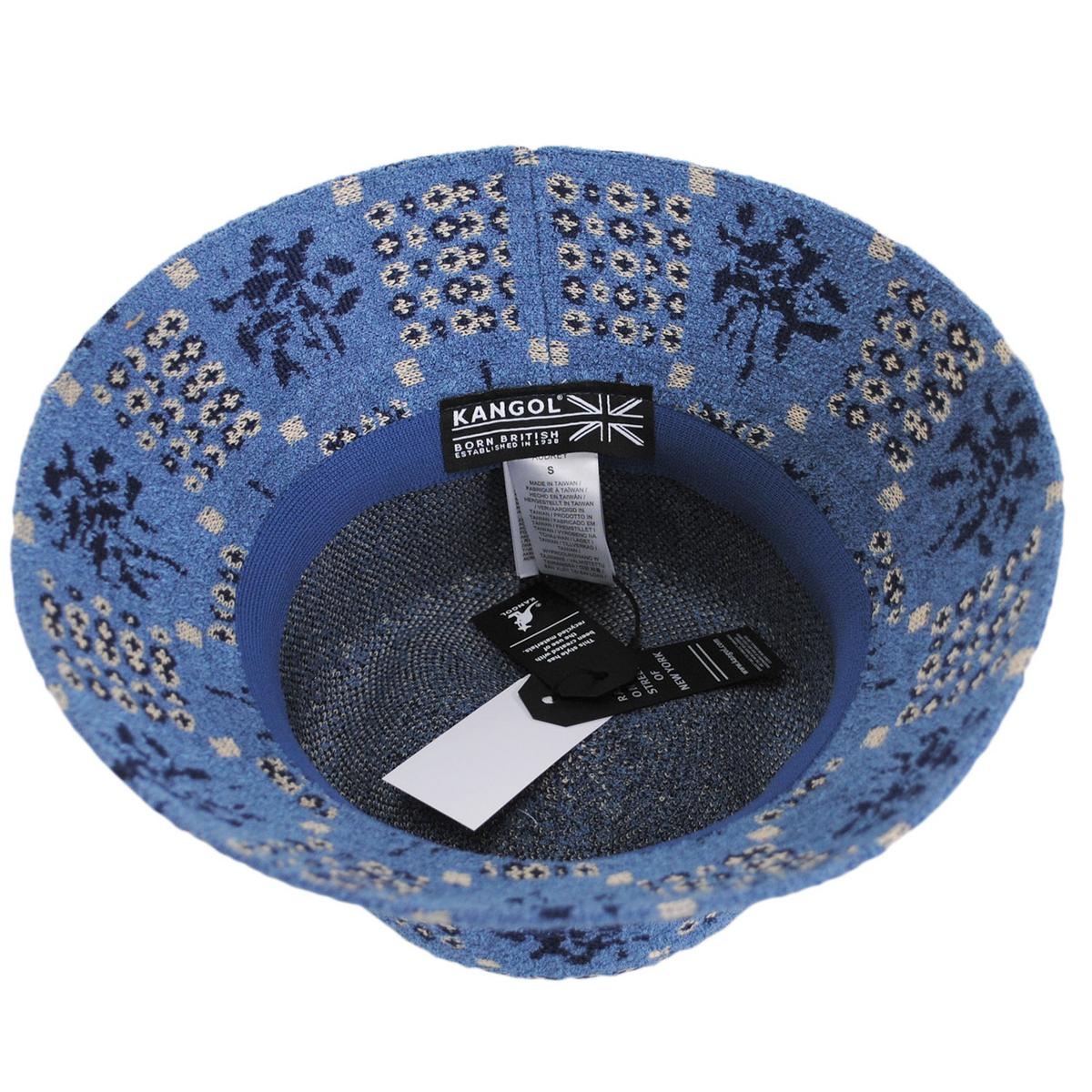 Kangol | Retro Quaint Audrey Bucket Hat | 106837 | under | BLUE/NAVY