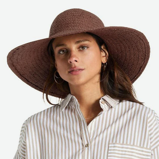 BRIXTON HATS | Janae Straw Swinger Sun Hat | 104043 | lsfone | BROWN