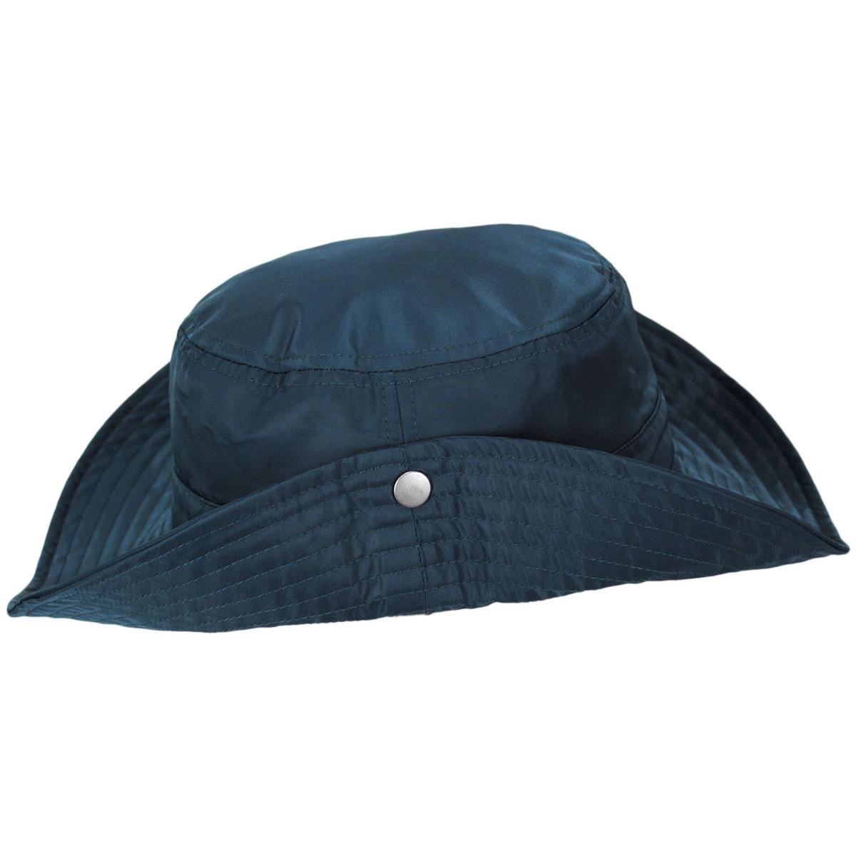 Kangol | Flux Gorpcore Nylon Bucket Hat | 185829 | profile | DEEP TEAL BLUE