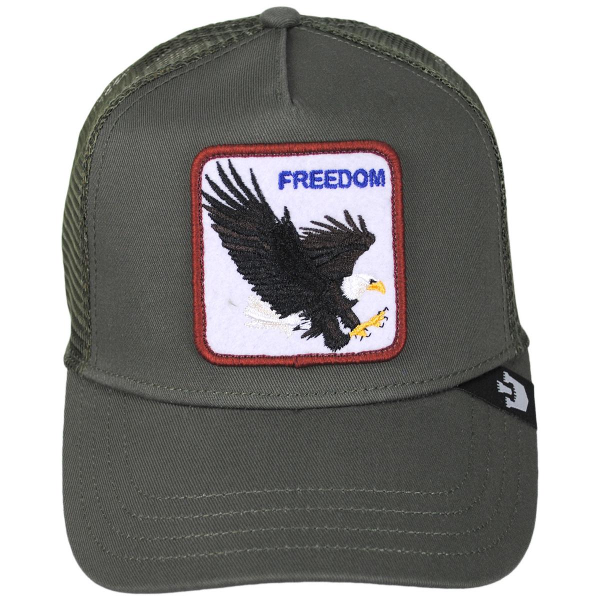 Goorin Bros | Freedom Mesh Trucker Snapback Baseball Cap | 200488 | front | MOSS
