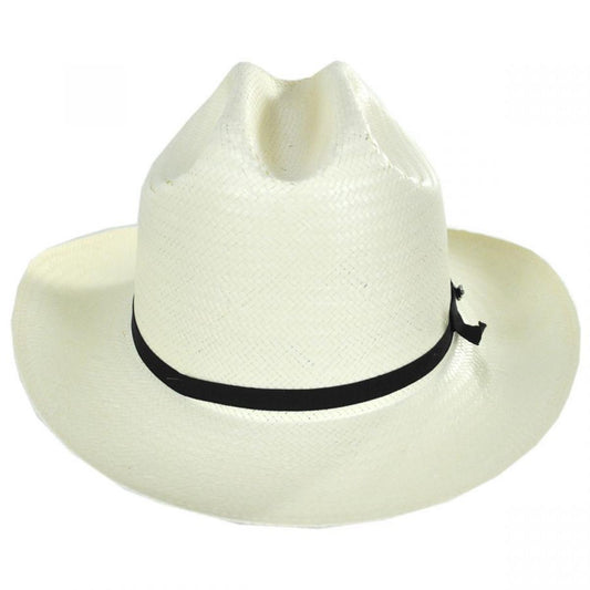 Stetson | Open Road 6X Shantung Straw Western Hat | 126998 | front | NATURAL