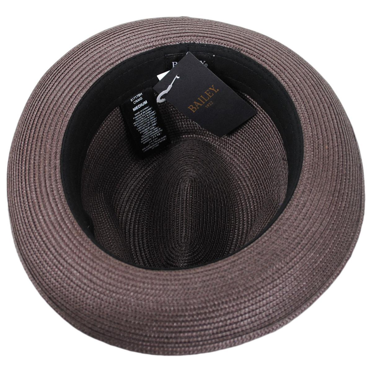 Bailey 1922 | Craig Straw Fedora Hat | 127820 | under | JAVA BEAN