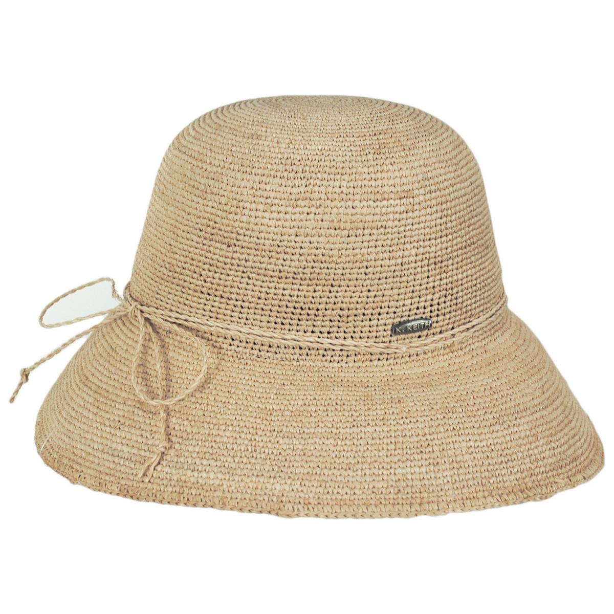 Karen Keith | Casablanca Cove Raffia Crochet Straw Sun Hat | 102239 | profile | NATURAL