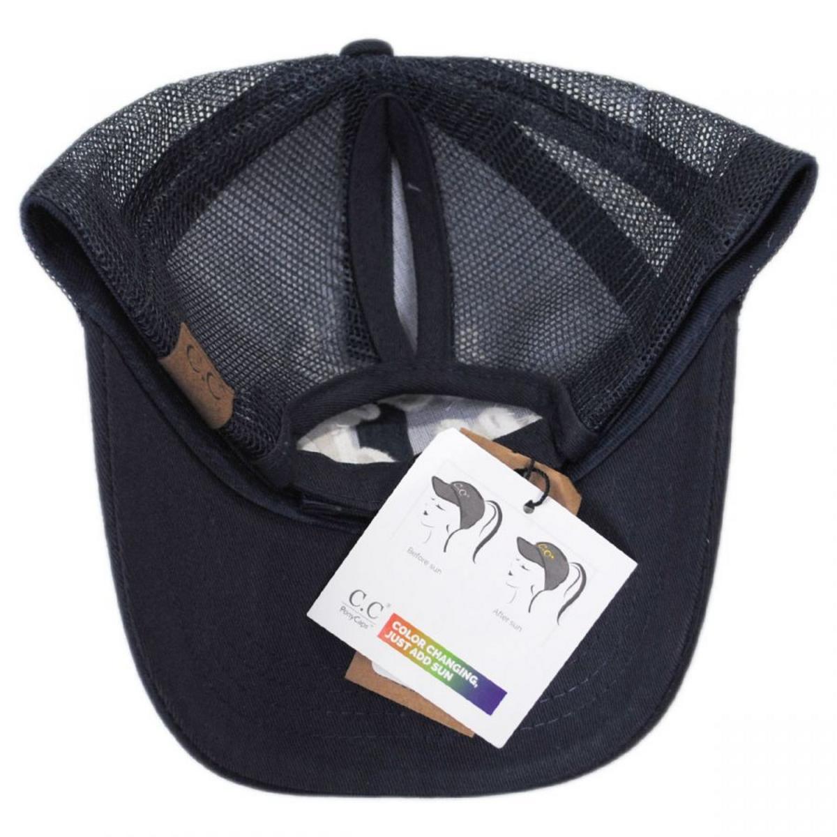 High Ponytail Rose All Day Mesh Adjustable Baseball Cap