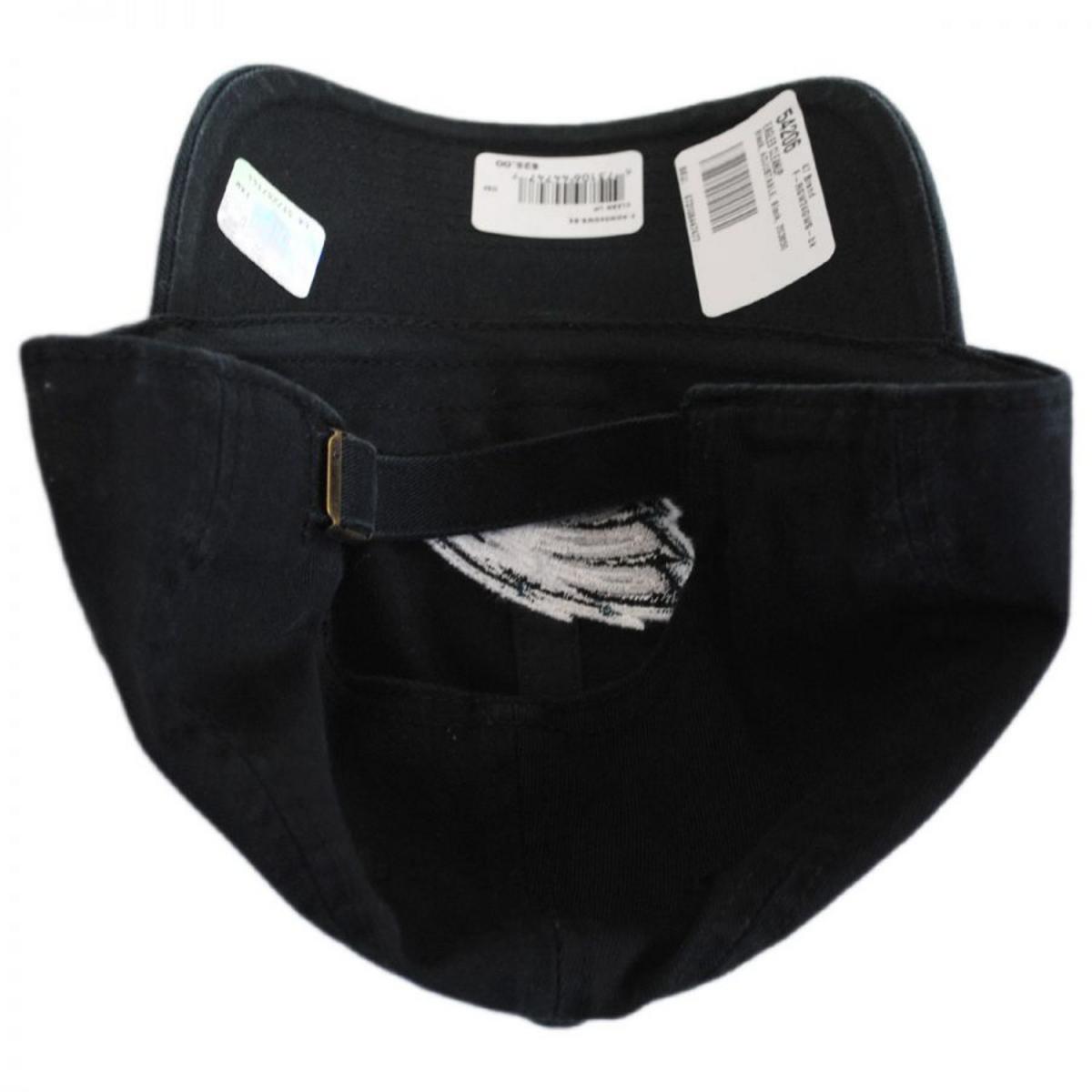 47 Brand | Philadelphia Eagles NFL Clean Up Strapback Baseball Cap Dad Hat | 203850 | under | BLACK