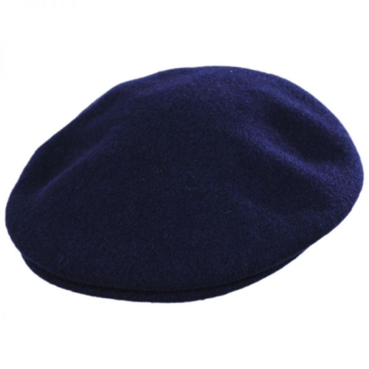 Jaxon Hats | Genuine Wool Ivy Cap | 168201 | lead | NAVY BLUE