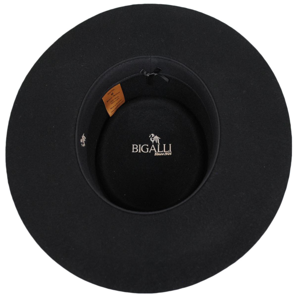 Bigalli | Navarra Wool Felt Gaucho Hat | 131438 | under | BLACK