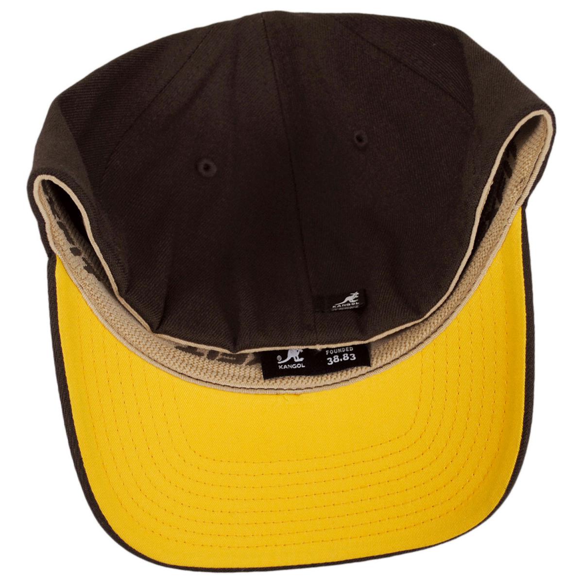 Kangol | Logo Wool Flexfit Fitted Baseball Cap | 201104 | under | PADRES BROWN
