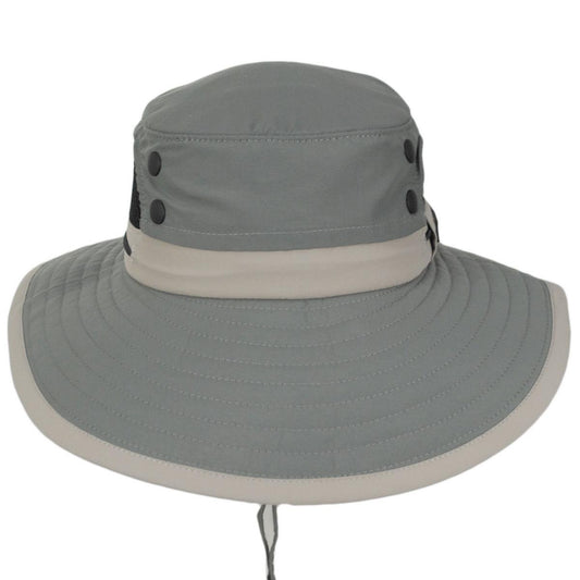 Scala | No Fly Zone Defender HyperKewl Boonie Hat | 400282 | front | GREY