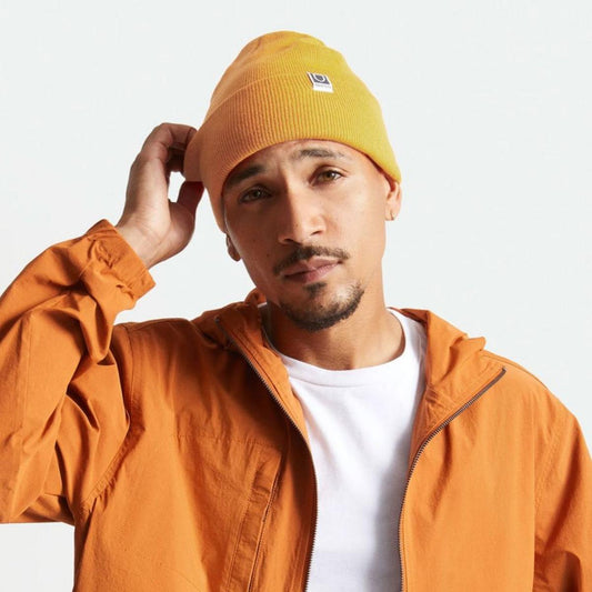 BRIXTON HATS | Harbor Beta Watch Cap Beanie | 502726 | lsmone | MUSTARD
