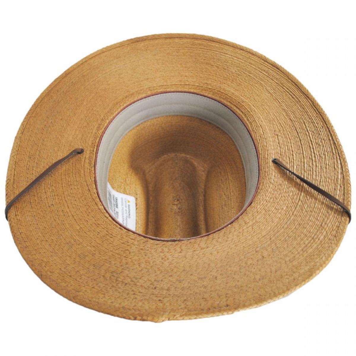 Stetson | Clearwater Palm Leaf Straw Western Hat | 127023 | under | COPPER