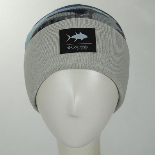 Columbia Sportswear | PFG Fall River Acrylic Knit Beanie Hat | 500747 | front | COOL GREY