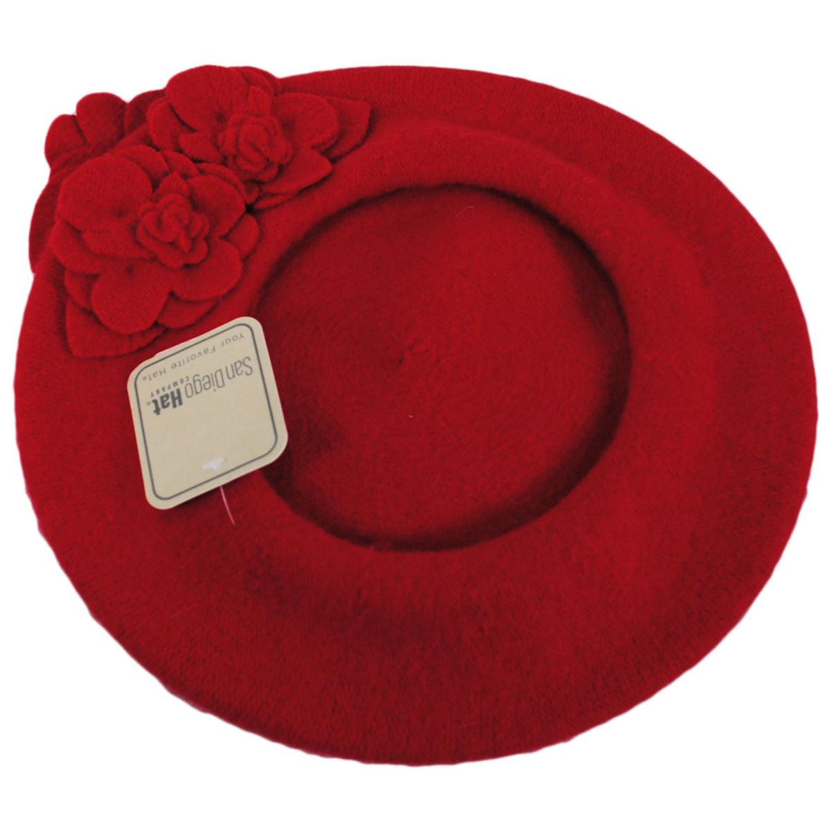 Fleur Wool Beret