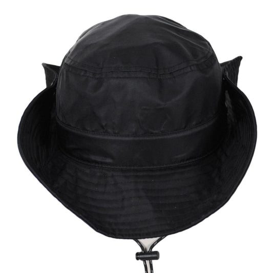 Kangol | Flux Gorpcore Nylon Bucket Hat | 185829 | front | BLACK