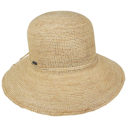 Karen Keith | Casablanca Cove Raffia Crochet Straw Sun Hat | 102239 | lead | NATURAL