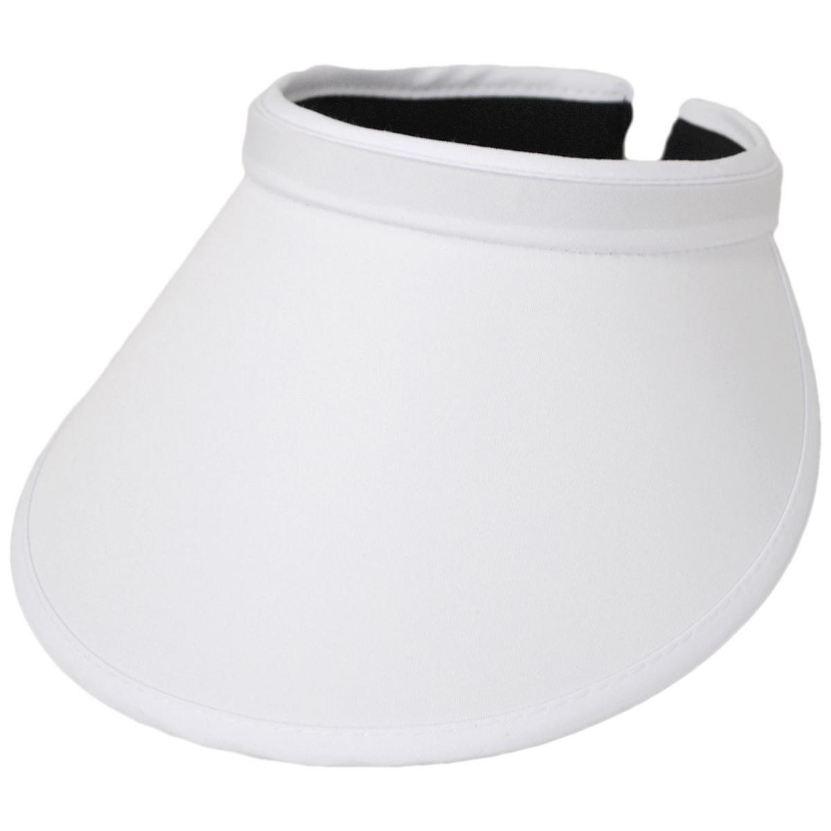 Cappelli | Maren Polyester Clip-On Visor | 195082 | lead | WHITE