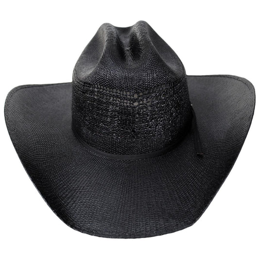 Bailey Western | Desert Knight Bangora Straw Western Hat | 127909 | front | BLACK