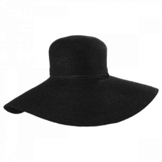 Physician Endorsed | Sophia Toyo Straw Swinger Hat | 102775 | front | BLACK
