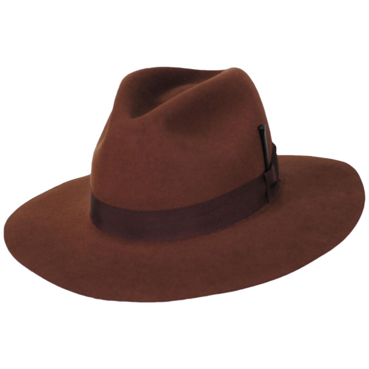 Bailey 1922 | Nilson Fur Felt Fedora Hat | 130389 | lead | COPPER