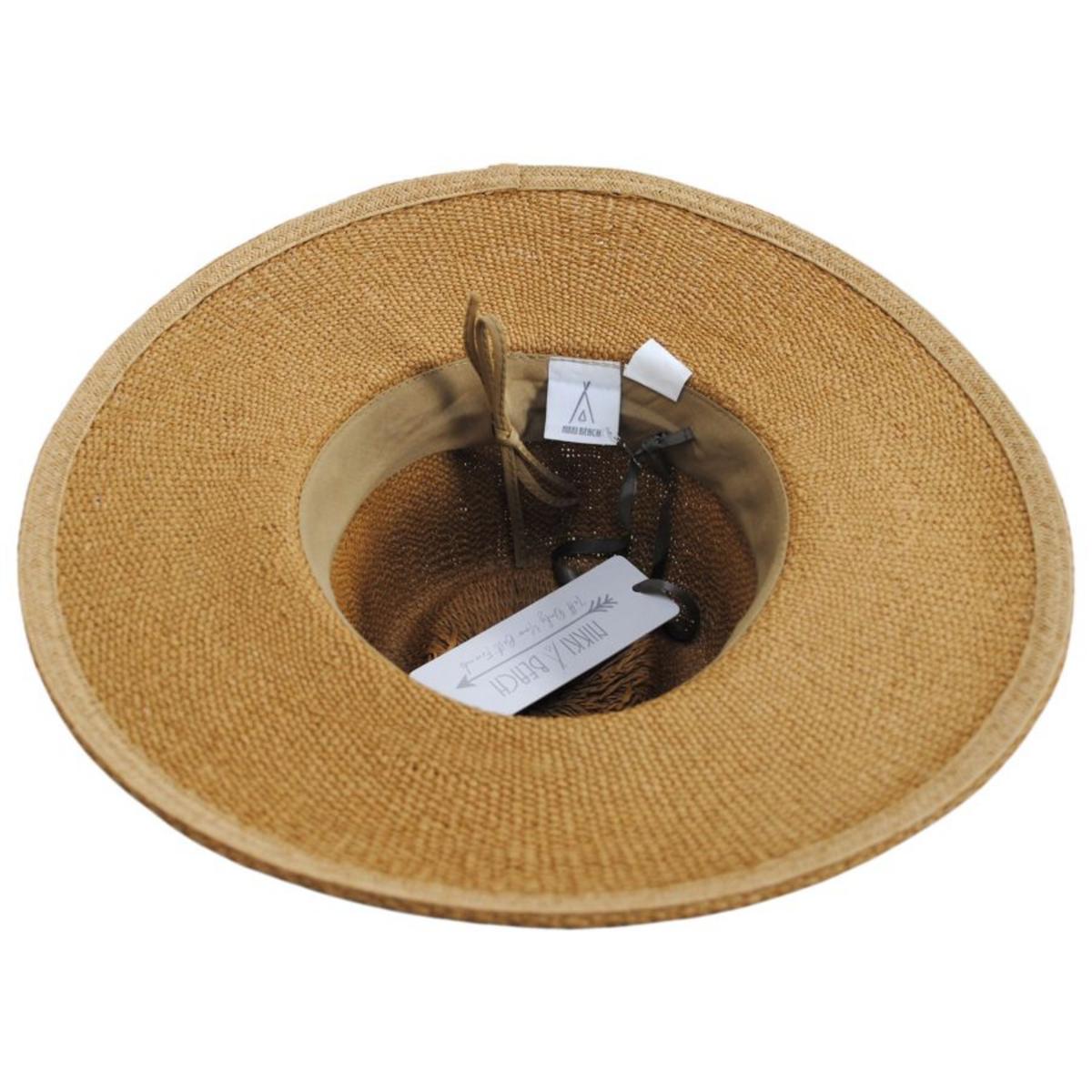 Nikki Toyo Straw Fedora Hat