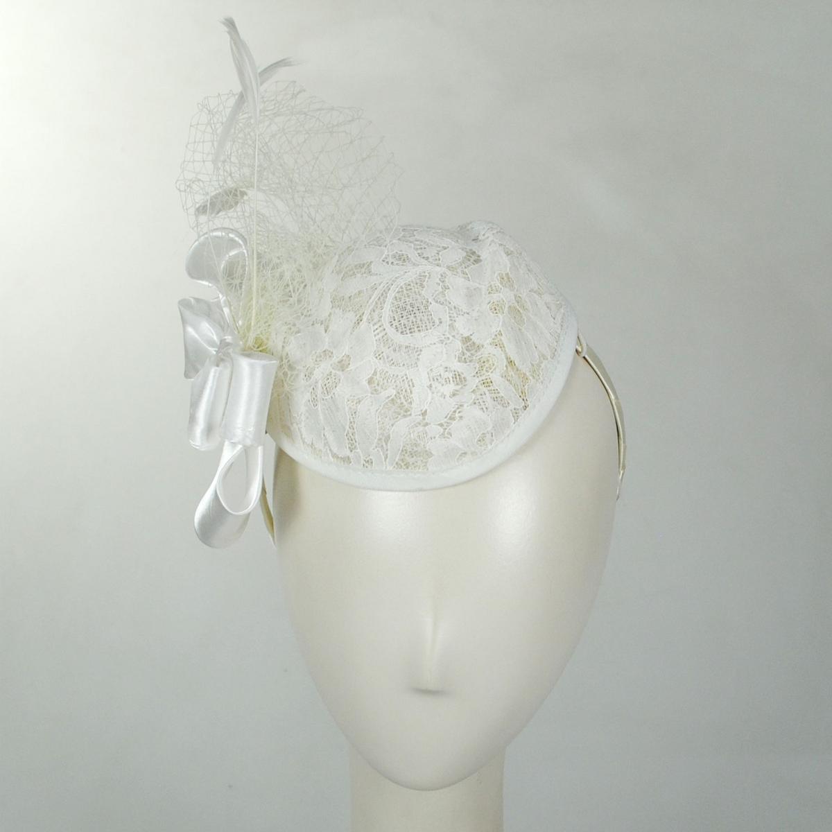 Lace Teardrop Fascinator Hat