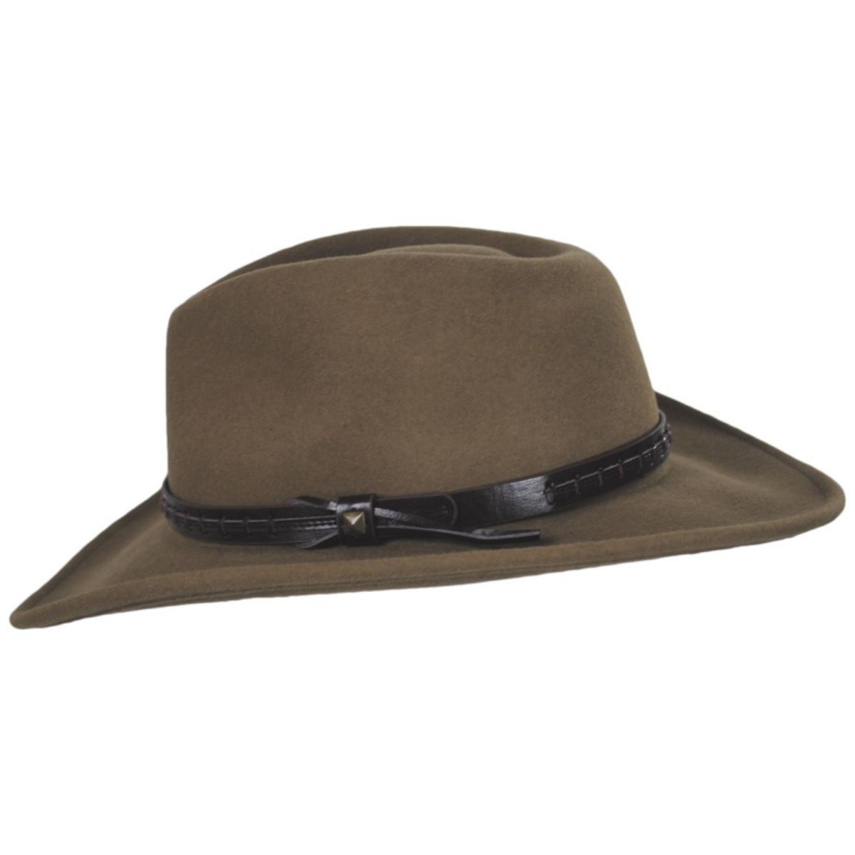 Bailey Western | Firehole Crushable Wool LiteFelt Western Hat | 130141 | profile | TAWNY