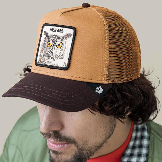 Goorin Bros | Wise Ass Mesh Trucker Snapback Baseball Cap | 200391 | lsmone | HEAT/GROUND