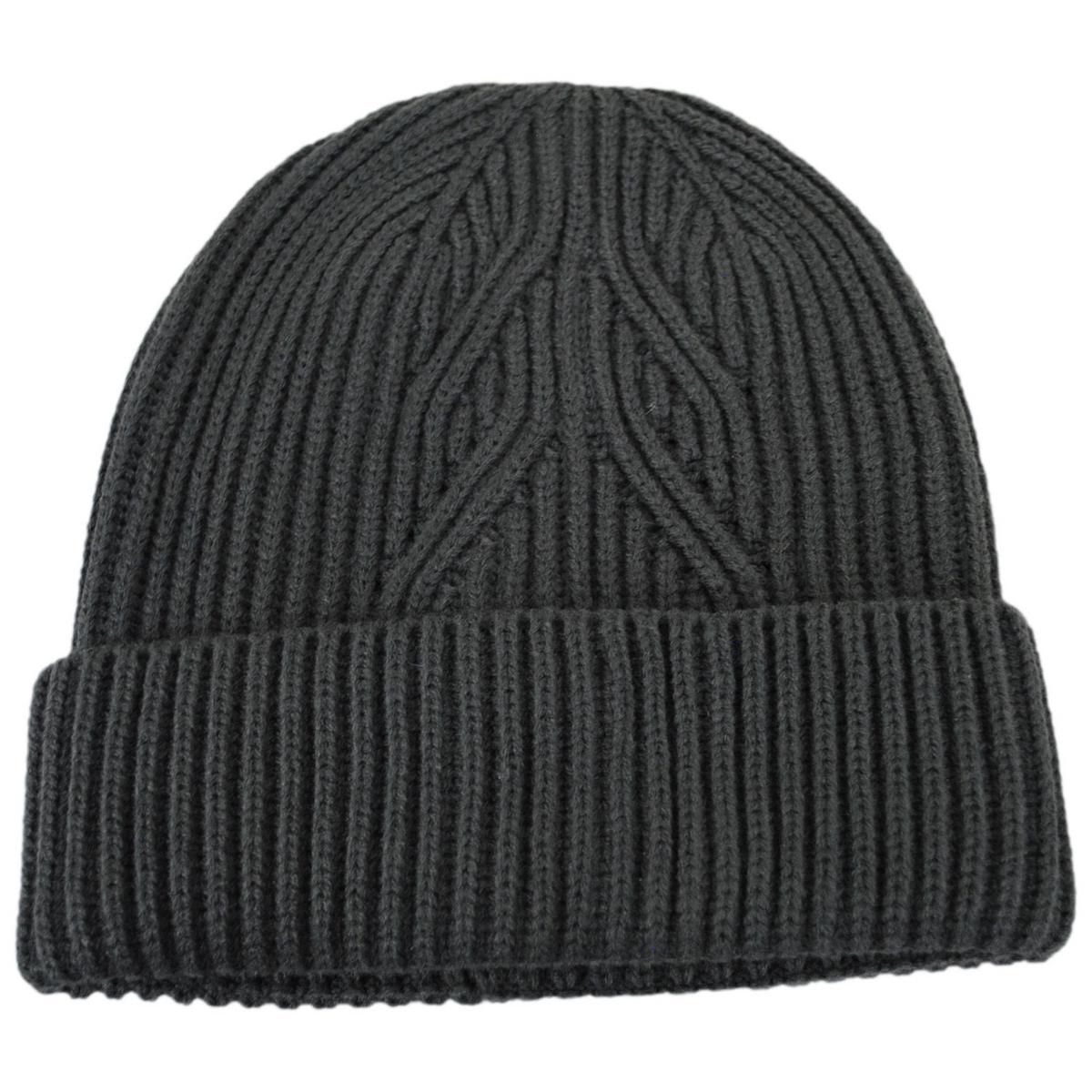 Scala | Stephanie Knit Beanie Hat | 500045 | lead | CHARCOAL