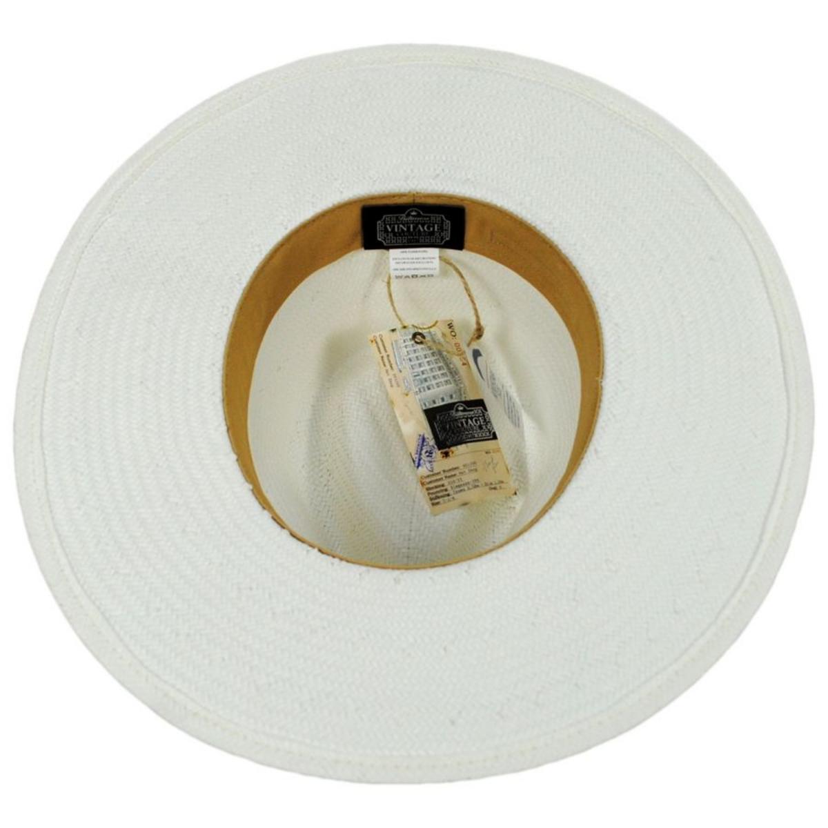V.C. Fine Line Toyo Straw Fedora Hat