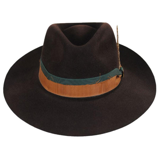 Biltmore | Pride Fur Felt Fedora Hat | 130264 | front | MOCHA