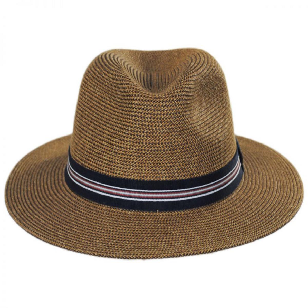 Bailey 1922 | Hester Toyo Straw Blend Fedora Hat | 127849 | front | COPPER
