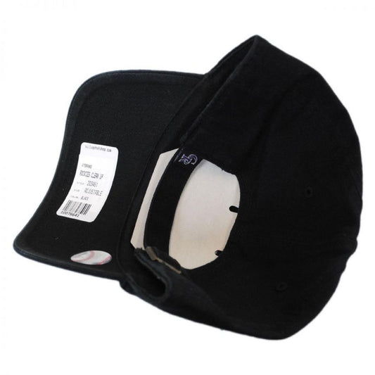 47 Brand | Colorado Rockies MLB Clean Up Strapback Baseball Cap Dad Hat | 203461 | front | BLACK